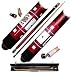 Designer Hardwood Pool Stick - Red Royal Flush Poker