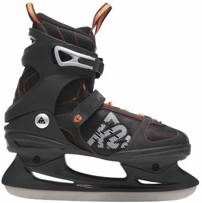 K2 F.I.T. Ice Men's Ice Skate Black Orange Size:40