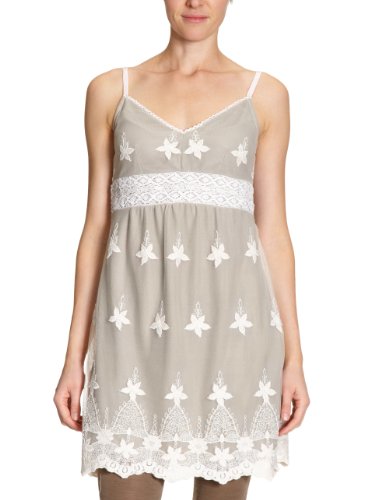 Kaffe Damen Kleid (mini) 52069, Gr. 36 (S), Beige (2043) Preisvergleich