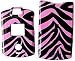 Pink Zebra Skin - Motorola RAZR V3 V3c Faceplates - Protective Hard Case