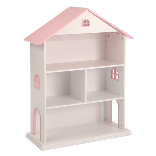 Baby: Do Your Room Dollhouse Bookcase   White/ Pink