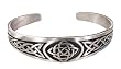 Classic Celtic Knot Design Irish Pewter Bracelet