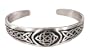 Classic Celtic Knot Design Irish Pewter Bracelet