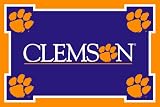 Clemson Tigers ( University Of ) NCAA 3x5 Area Rug