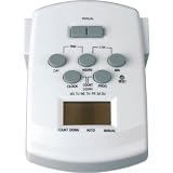Progress Lighting P8531-01 Digital Plug In Timer, White