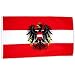 Fahne Flagge �sterreich mit Wappen 90 x 150 cm