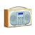 Pure EVOKE-2XT, Luxury DAB/FM Portable Radio with Alarm - Maple