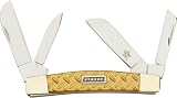 Professional Bull Riders 3.5-Inch Diamond Plate Congress Pocket Knife