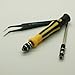 45 in 1 Professional Portable Opening Tool Compact Screwdriver Kit Set with Tweezers & Extension Shaft for Precise Repair or Maintenance Jk6089-A