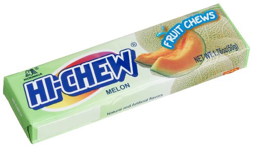 Morinaga Hi-Chew Melon Fruit Chews, 1.76-Ounce Packages (Pack of 20)