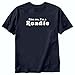 T-Shirt Navy Blue " Kiss Me, I Am Roadie " Occupations