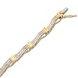 10k Yellow Gold Diamond Bracelet (1 cttw, I-J Color, I3 Clarity), 7" 10k Yellow Gold Diamond Bracelet (1 cttw, I-J Color, I3 Clarity), 7"
