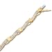 10k Yellow Gold Diamond Bracelet (1 cttw, I-J Color, I3 Clarity), 7"