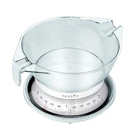 Hanson H205J Jug Add 'n' Weigh white Mechanical Kitchen Scales