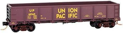 Micro Trains N Scale 40' Drop Bottom Gondola, Union Pacific #60345
