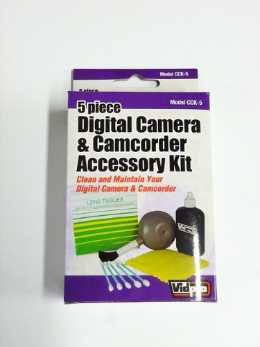 Toshiba Camileo X100 Camcorder Cleaning Kit Dust Blower Brush, Bottled Lens Solution, Non-Abrasive Cleaning Cloth, 25 Pack Lens Tissue, 5 Cotton Swabs
Toshiba Camileo X100 Camcorder Cleaning Kit Dust Blower Brush, Bottled Lens Solution, Non-Abrasive Cleaning Cloth, 25 Pack Lens Tissue, 5 Cotton Swabs