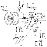 �_�C��(Daiwa) �o�C�L���O GS-77 �p�[�c:�V���t�g(���iNo.012) 156:010