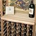 Designer Wine Rack Kit - Wood Table Top for 6 Column Wine Rack (Poplar Mahogany