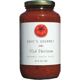 Dave's Gourmet Organic Red Heirloom Pasta Sauce - 26 Ounces