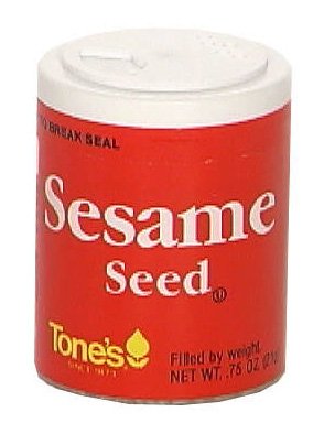 Tone's Sesame Seed, .75-Ounce Containers (Pack of 6) (Pack of 3)