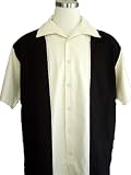 Mens Retro Bowling Shirt Panel Camp Rockabilly - Good Life (4) Colors