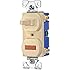 Cooper Wiring Devices 277V-BOX 15-Amp 120-volt Combination Single Pole Toggle Switch and Pilot Light with Back and Side Wiring, Ivory Color
