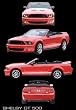Shelby GT 500 (Red Ford Mustang) Art Poster Print - 24x36