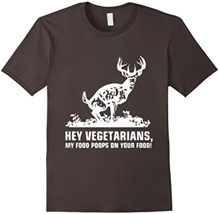 Men's Buck Wear Food Poops Short-Sleeve TShirt  XL Asphalt