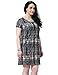 Chicwe® Womens Plus Size Round Neck Short Sleeve Dress