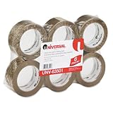 Box Sealing Tape, 2 x 110 yards, 3 Core, Tan, 6/Box