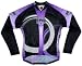 Spin Women's Long Sleeve Bicycle Jersey Purple