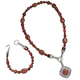 Carolyn Pollack Sterling Silver Red Color Connections Necklace Bracelet Set