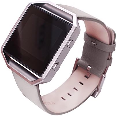 Fitbit Blaze Bands,Stailess Steel Bracelet Strap Replacement Band For Fitbit Blaze Smart Fitness Watch (Light Gray)