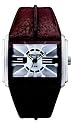 Police X Matrix gents brown leather strap and silver dial watch