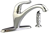 American Standard 4114.001.075 Lakeland Single-Control Kitchen Faucet with Cast Brass Spout, Stainless Steel
