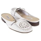 Alfani Surreal White mules