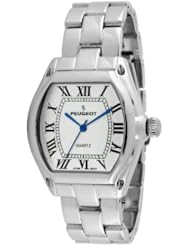 Peugeot Womens 7069S  Silver-Tone Roman Numeral Bracelet Watch