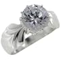 Size 7 Round Cut Cz Promise Ring
