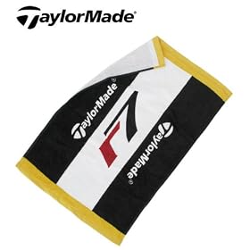 TaylorMade Golf r7 Cart Towel 16x24 - Black/White - 0105062940