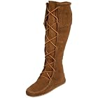 Minnetonka Front Lace Knee Hi Boot