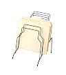 WIRE STEP FILE ORGANIZER BLACK