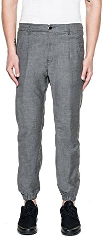 PMDS MEN'S 03369T267 GREY WOOL PANTS
