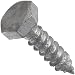 Galvanized Steel Lag Bolt, Hex Head