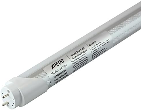 4-Pack of Xpeoo® T8 LED Light Tube, 48" 1.2m 4ft Fluorescent Replacement Light Lamp Fixture 24W (50W equivalent) 5500K (Daylight)