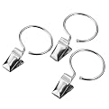 1" Clip Ring 10-pc. Set - Nickle