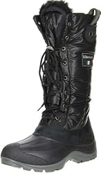 San Bernardo Damen Winterstiefel Snowboots schwarz, Größe:37;Farbe:Schwarz