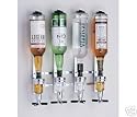 NEW WALL MOUNTED 4 BOTTLE OPTIC BAR BUTLER GREAT GIFT