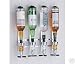NEW WALL MOUNTED 4 BOTTLE OPTIC BAR BUTLER GREAT GIFT
