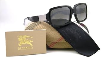 BURBERRY SUNGLASSES B BE 4076 3167/11 BLACK BE4076