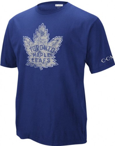 Buy Toronto Maple Leafs -Blue- Vintage Logo Soda Rubber Shirt